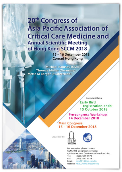 20th Congress of APACCM and ASM of HKSCCM 2018